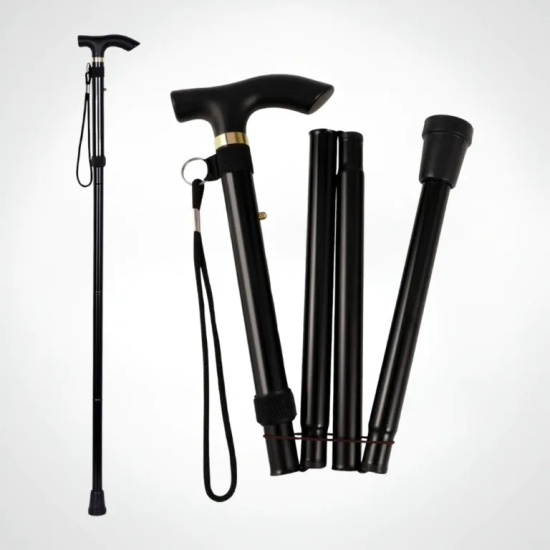 CANNE EN T PLIABLE ALUMINIUM