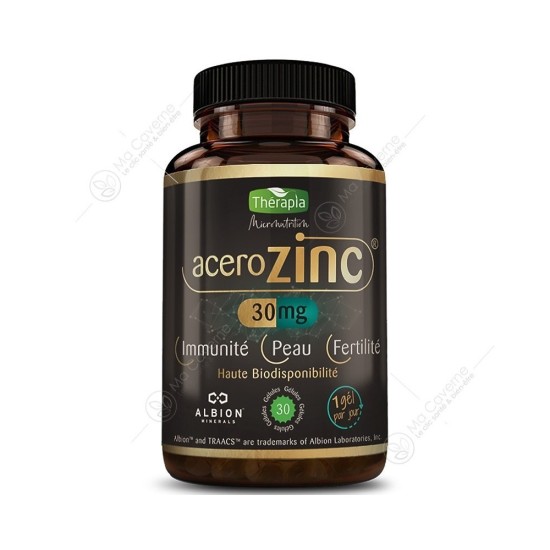 Thérapia Acero Zinc boite de 30 gélules