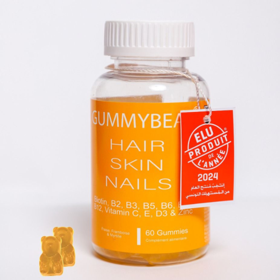 GummyBear Hair Skin Nails Vitamins 60 Gummies