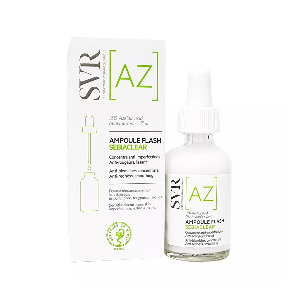 Pack svr sebiaclear creme +serum + ampoule flash +huile lavante gratuit