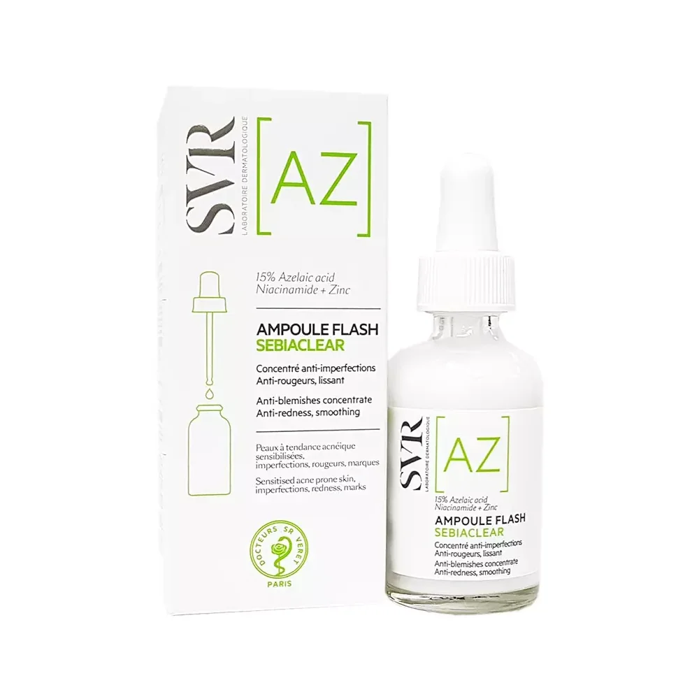 Pack svr sebiaclear creme +serum + ampoule flash +huile lavante gratuit