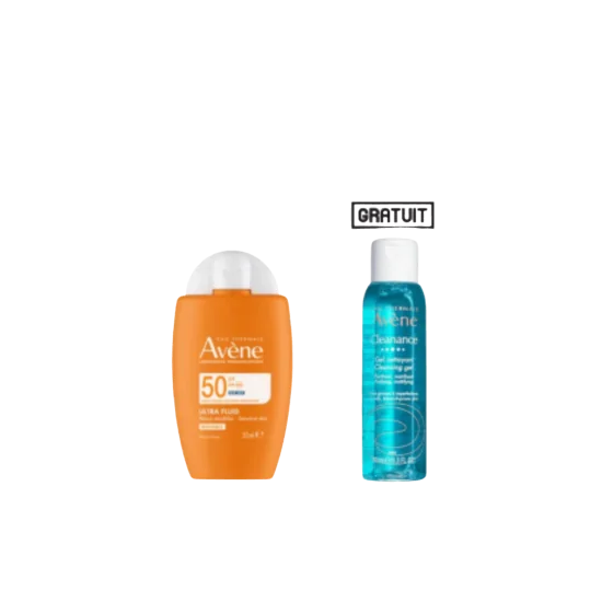 AVENE Ultra Fluid SPF50+ Peaux Sensibles Normales à Mixtes 50ml