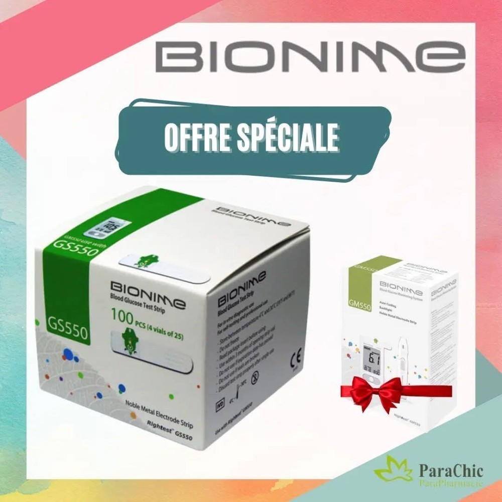 Bionime Lecteur glycémie  + 100 bandelettes