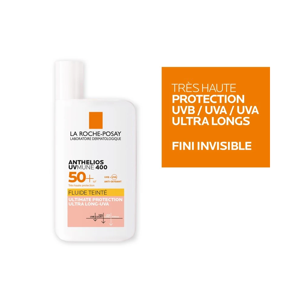 la roche posay anthelios uvmune 400 fluide teinté spf50+