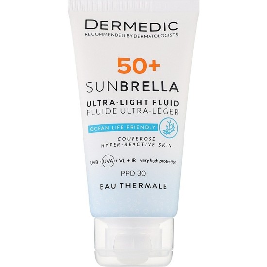 DERMEDIC pack SUNBRELLA fluide ultra légère SPF 50+