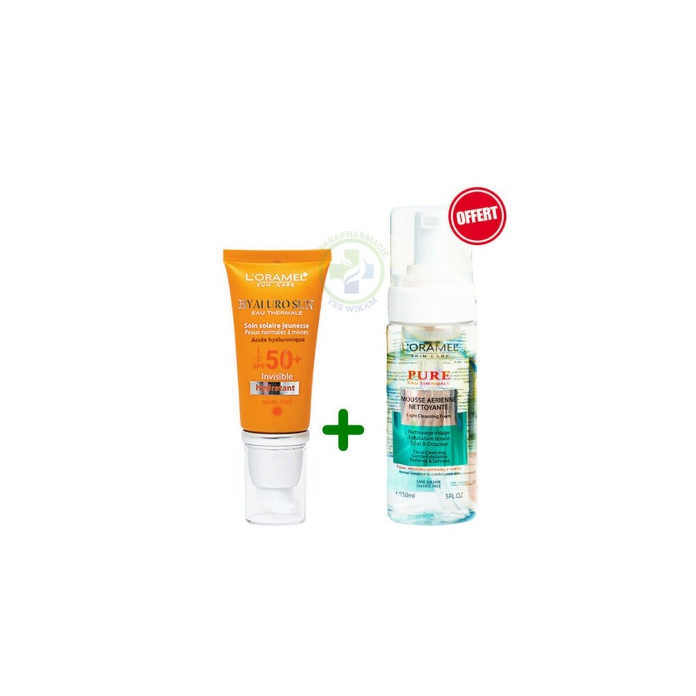 LORAMEL Pack Soin Solaire PEAU NORMALE A SECHE + Gel Net Offert