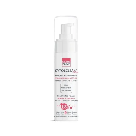 CYTOL CLEAN MOUSSE NETTOYANTE PEAUX NORMALES A SECHES 150ML