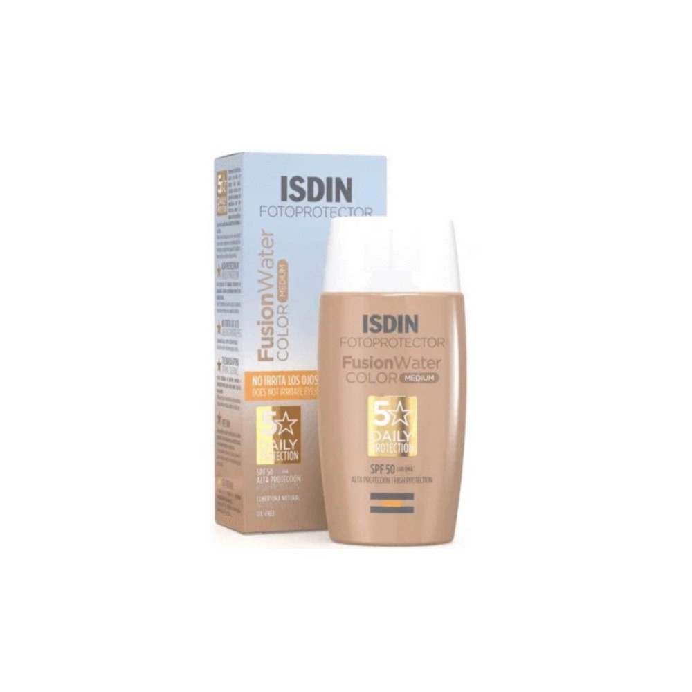 ISDIN ÉCRAN SOLAIRE FUSION WATER TEINTE MEDIUM SPF50+ 50ML