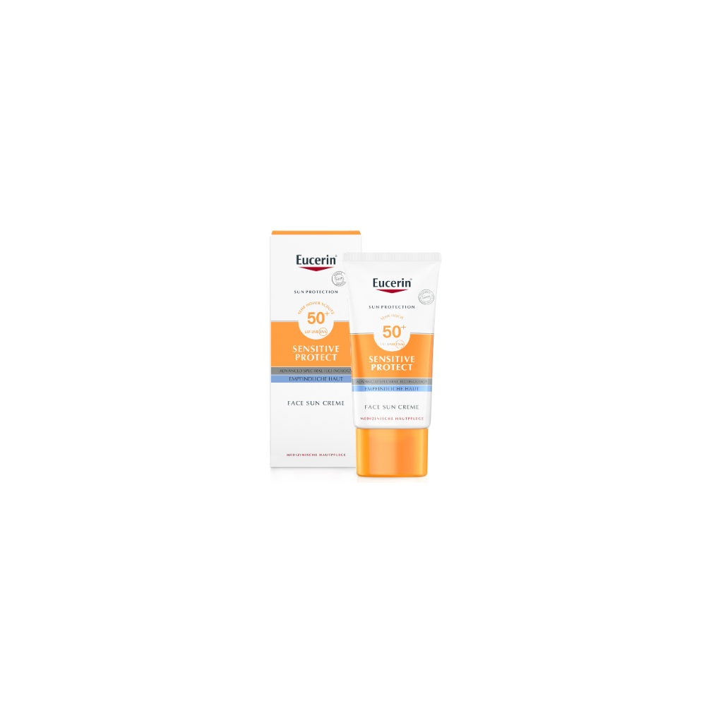 EUCERIN SUN SENSITIVE PROTECT CREME TRES HAUTE PROTECTION VISAGE SPF50+ 50ML