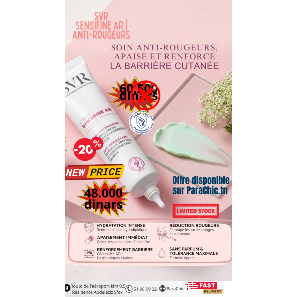 SVR SENSIFINE AR | Anti-Rougeurs Crème