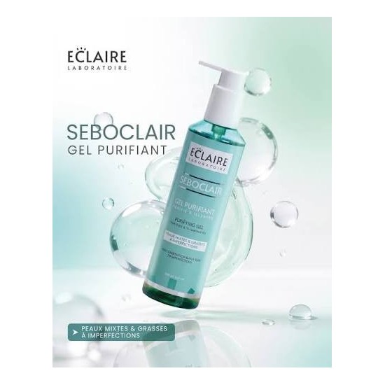 ECLAIRE GEL NETTOYANT PURIFIANT PEAUX MIXTES ET GRASSES 250ML