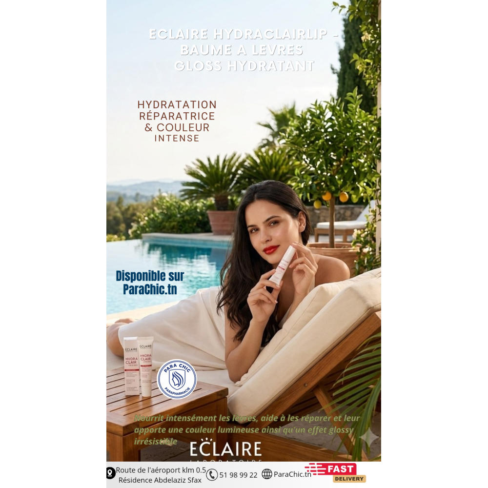 ECLAIRE HYDRACLAIRLIP - BAUME A LEVRES GLOSS HYDRATANT 12ML