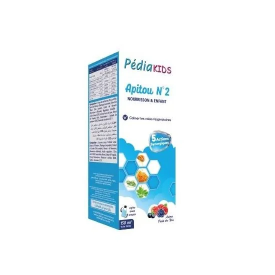 PEDIAKIDS APITOU N°2 TOUX SECHE 150ML
