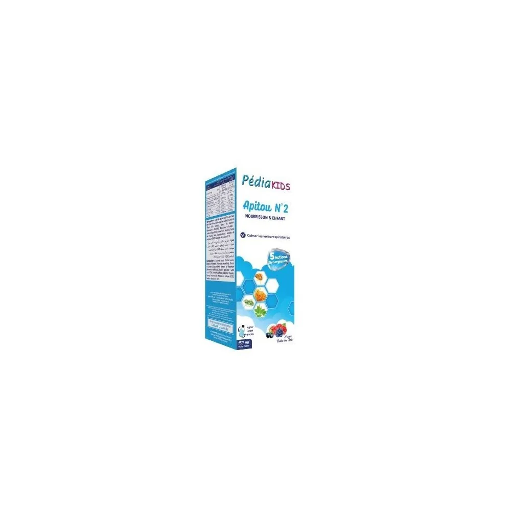 PEDIAKIDS APITOU N°2 TOUX SECHE 150ML