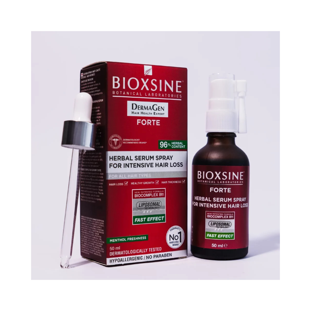 BIOXSINE FORTE SERUM SPRAY ANTI CHUTE INTENSE AUX HERBES 50ML