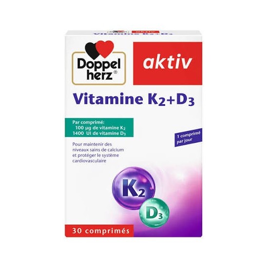 AKTIV VITAMINE K2+D3 30 COMPRIMES