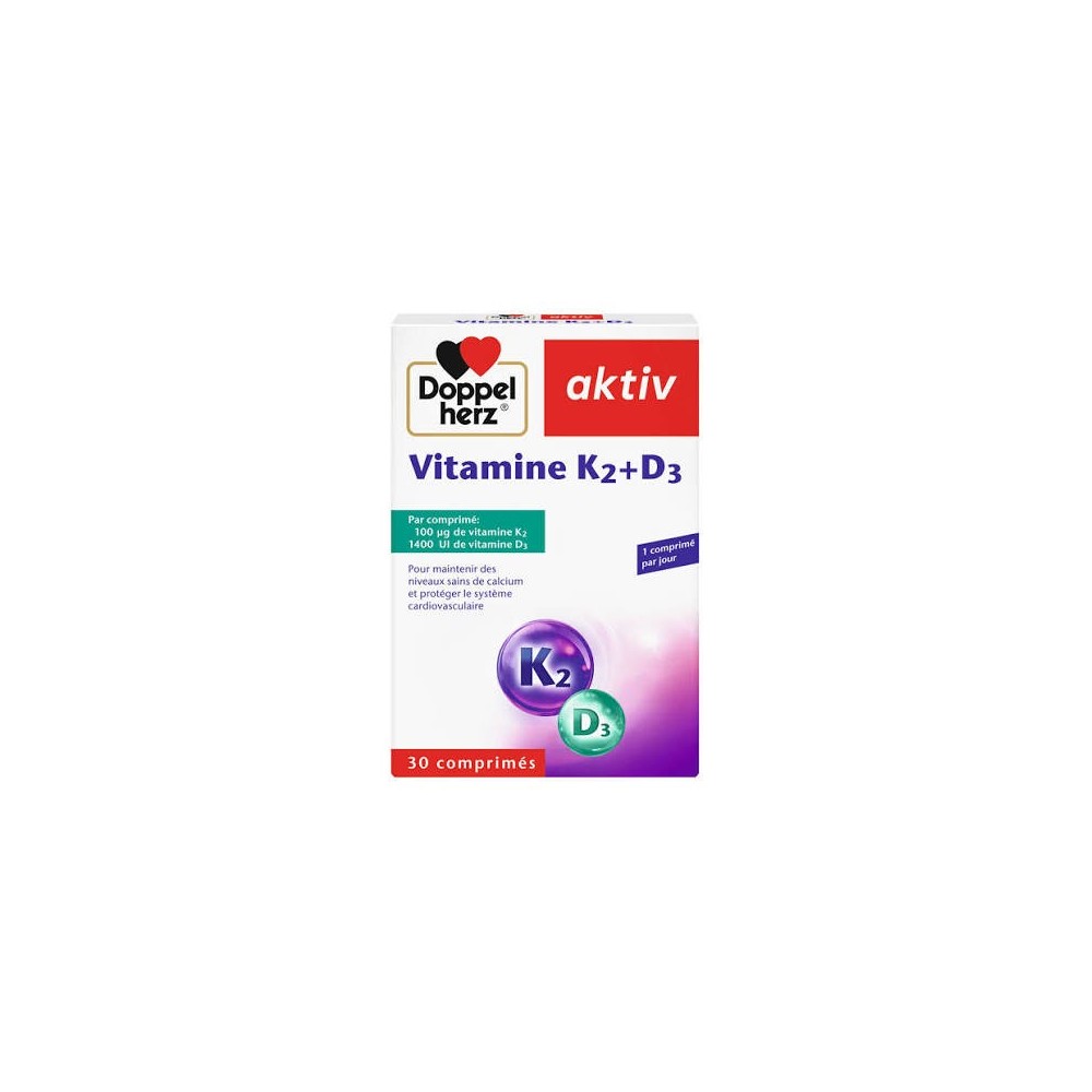 AKTIV VITAMINE K2+D3 30 COMPRIMES