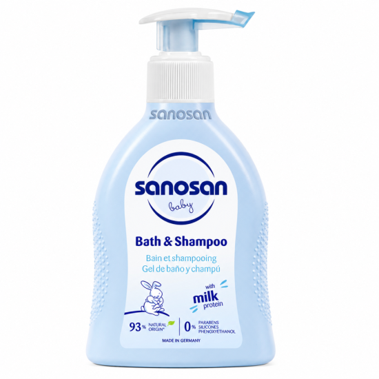 SANOSAN BABY - BATH & SHAMPOO 200ML