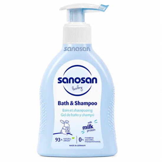 SANOSAN BABY - BATH & SHAMPOO 200ML