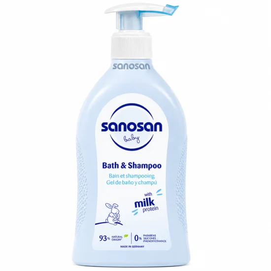 SANOSAN BABY - BATH & SHAMPOO 500ML