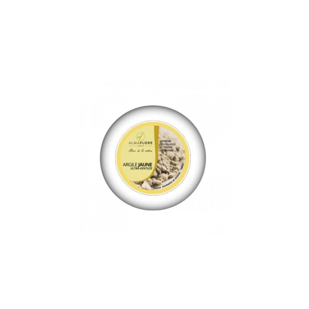 ALMAFLORE Argile Jaune - Peaux Sensibles et Matures