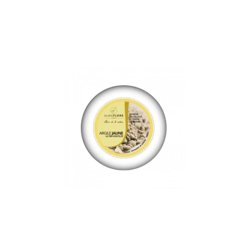 ALMAFLORE Argile Jaune - Peaux Sensibles et Matures