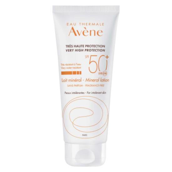 AVENE SOLAIRE LAIT MINERAL TRES HAUTE PROTECTION SPF50+ 100ML