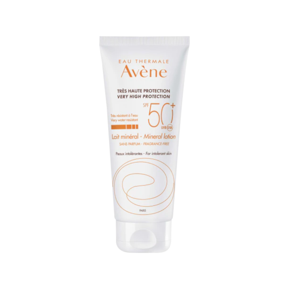 AVENE SOLAIRE LAIT MINERAL TRES HAUTE PROTECTION SPF50+ 100ML