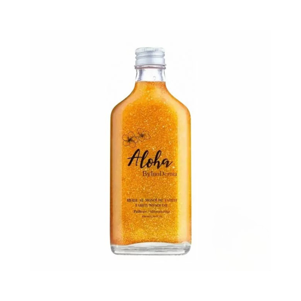 INODERMA ALOHA HUILE DE MONOI DE TAHITI PAILLETEE GOLD 100ML