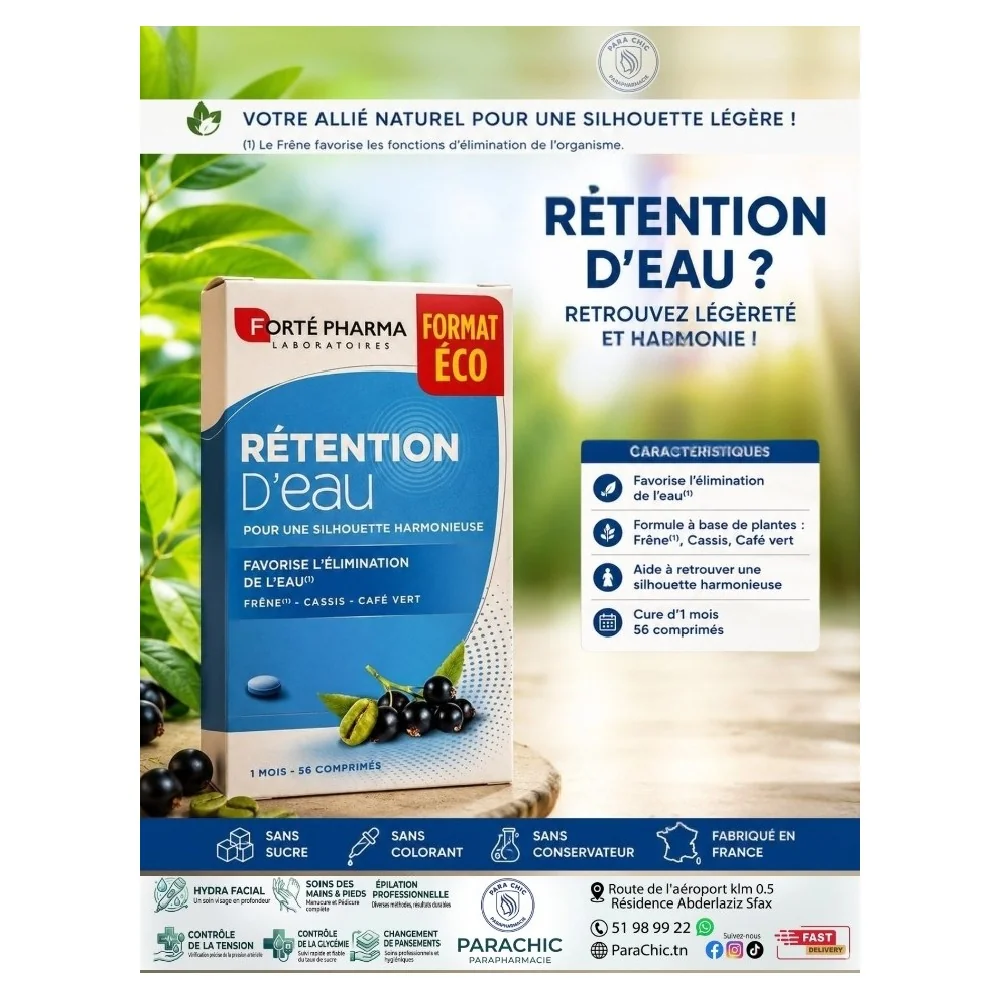 FORTE PHARMA RETENTION D'EAU 56 COMPRIMES