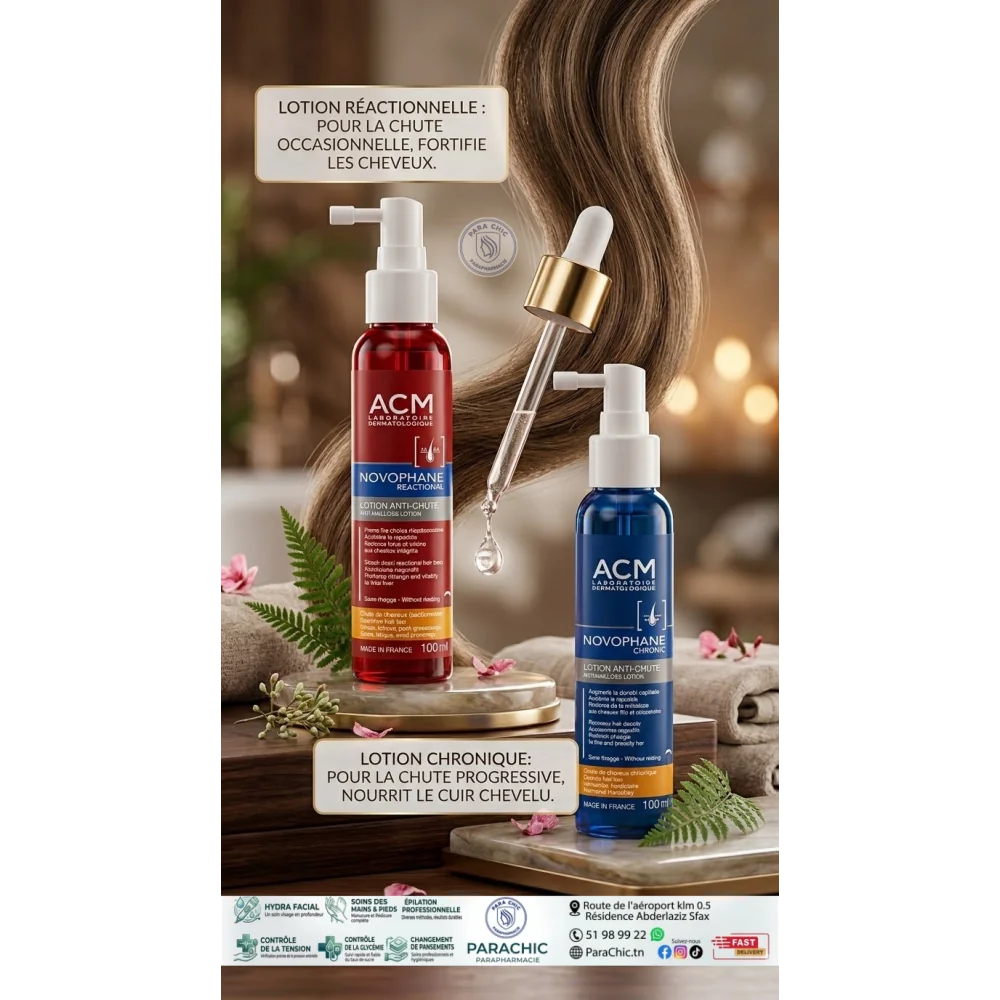 ACM NOVOPHANE REACTIONAL LOTION ANTI-CHUTE 100 ML